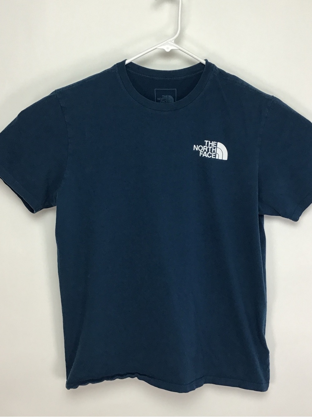 The North Face men’s short sleeve spellout tee shirt large